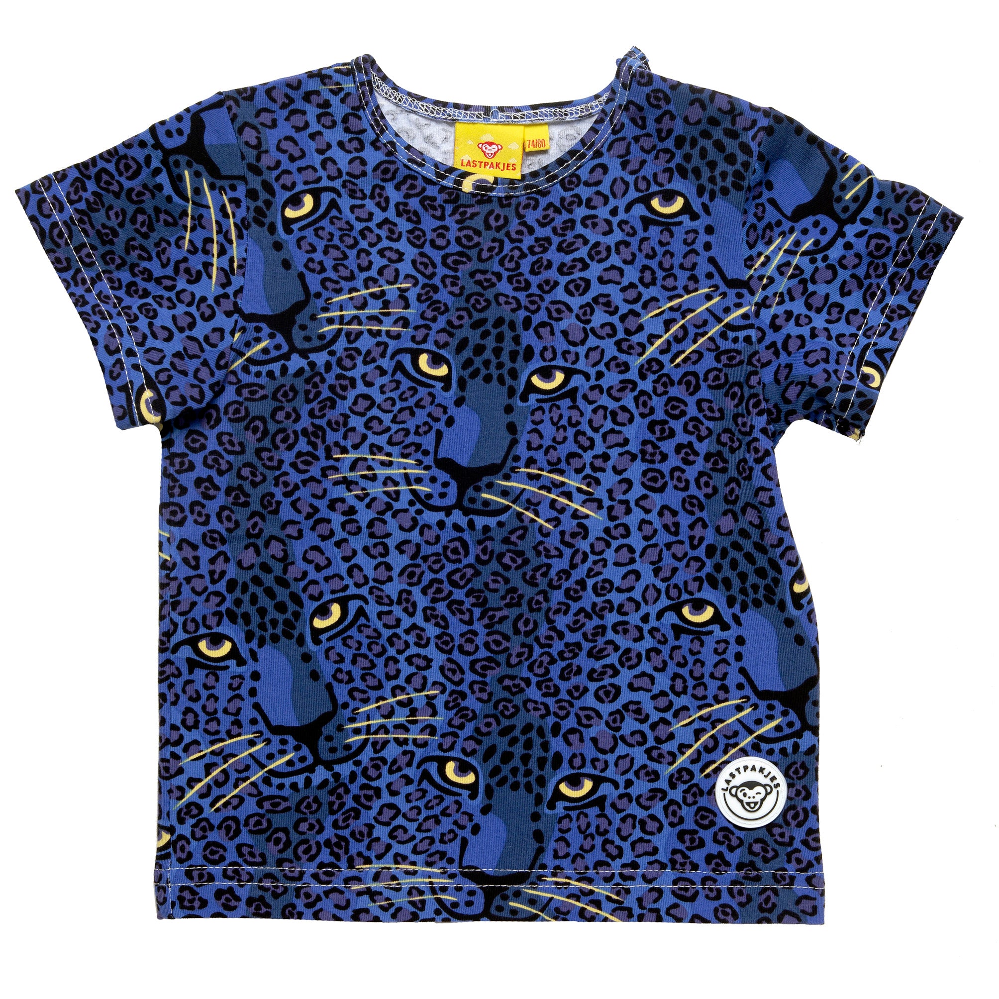 Blauwe panter t-shirt